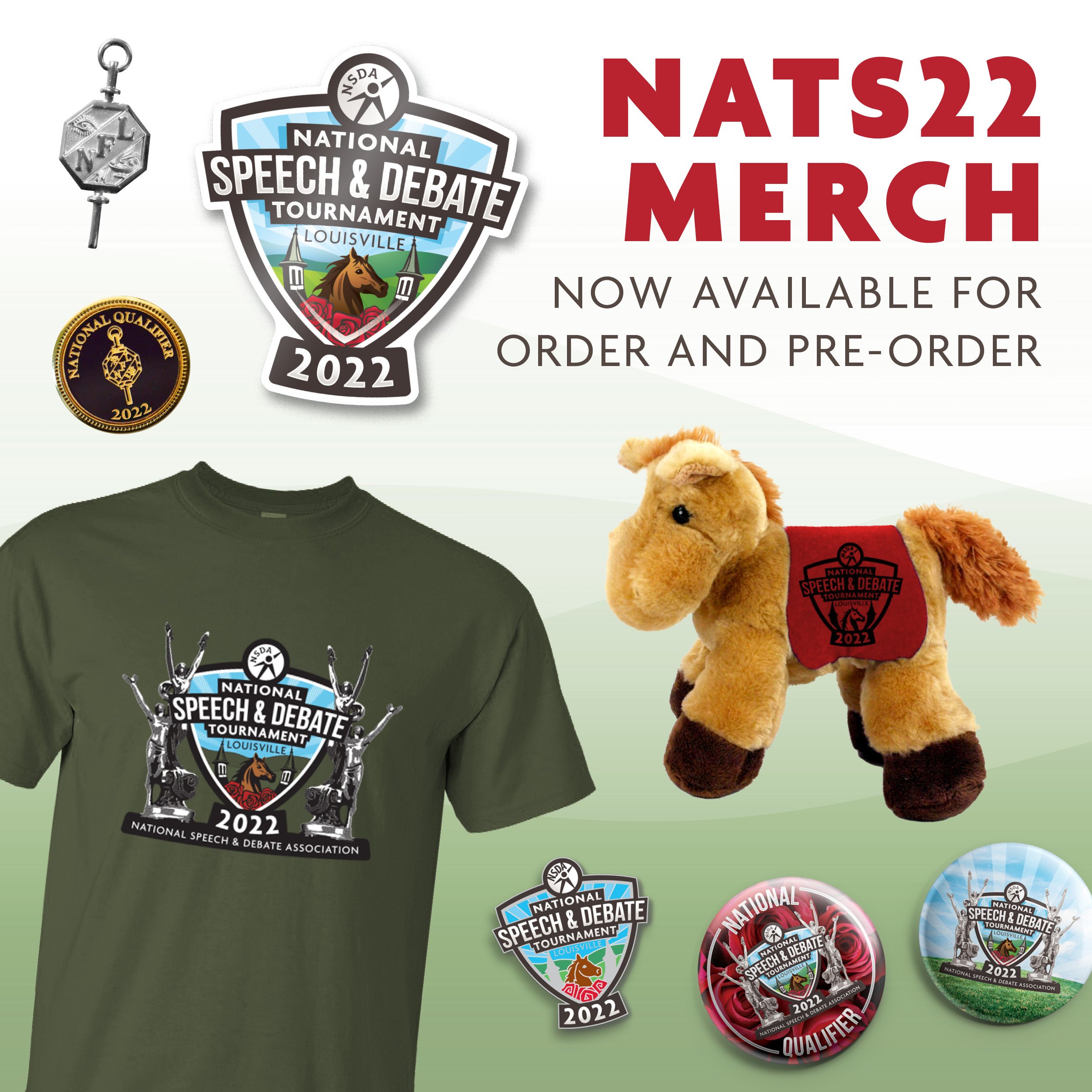 National Speech & Debate Association on X: Get the latest and greatest NSDA  #Nats22 swag when you preorder on our website! Hurry over before May 27th  to get your Nationals gear in