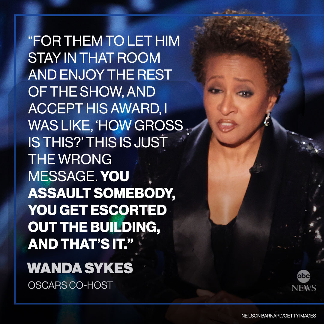 "I just felt so awful for my friend Chris," Wanda Sykes says. "It was sickening. I physically felt ill and I'm still a little traumatized by it." abcn.ws/3ITdt6h