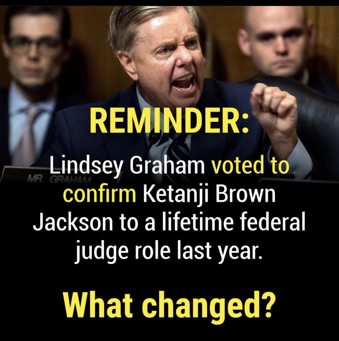 LiberalResist's tweet photo. What changed? #dumpGraham https://t.co/trpObDiagZ