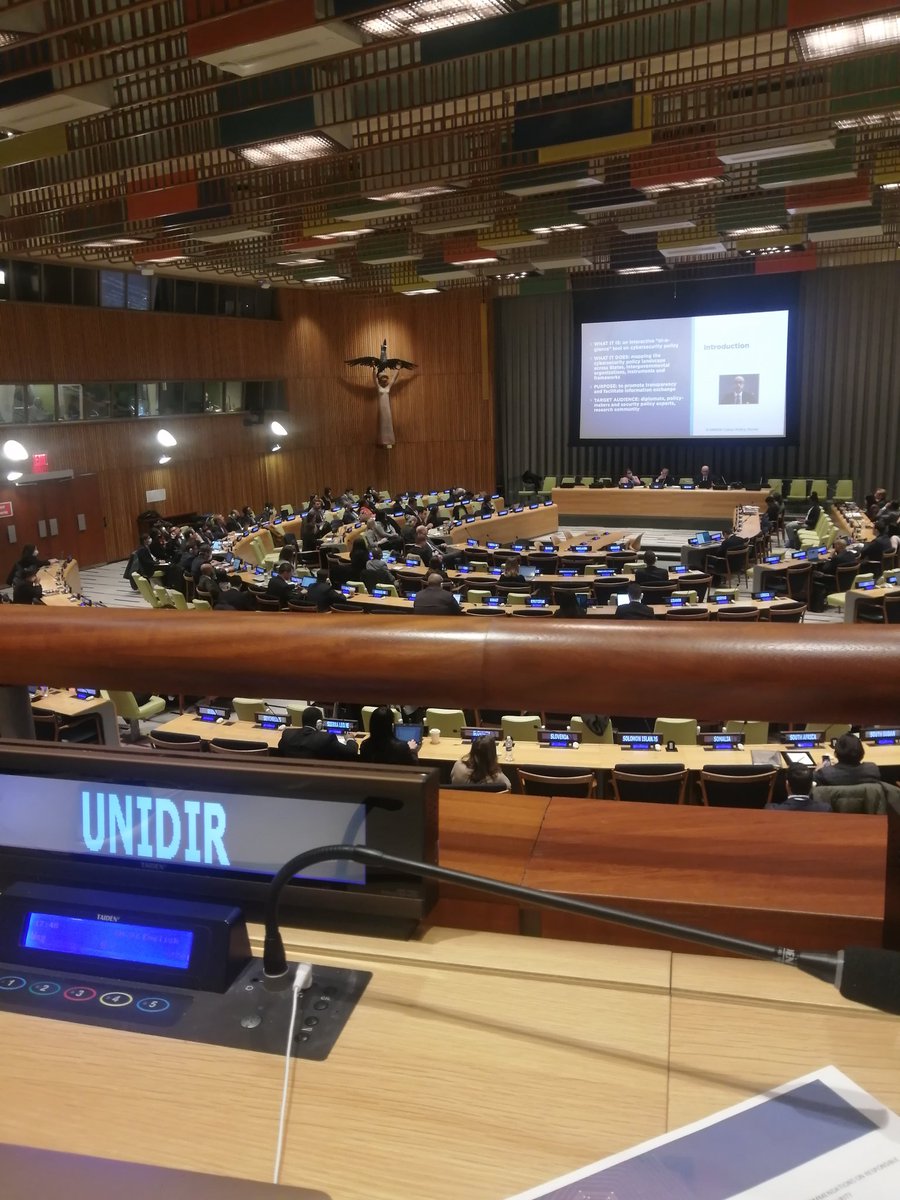 Moliehi_ML's tweet photo. Happening now.. @UNIDIR presentation to the OEWG on Security of and in the use of ICT 2021-2025. https://t.co/d2Ff3c7Q9a