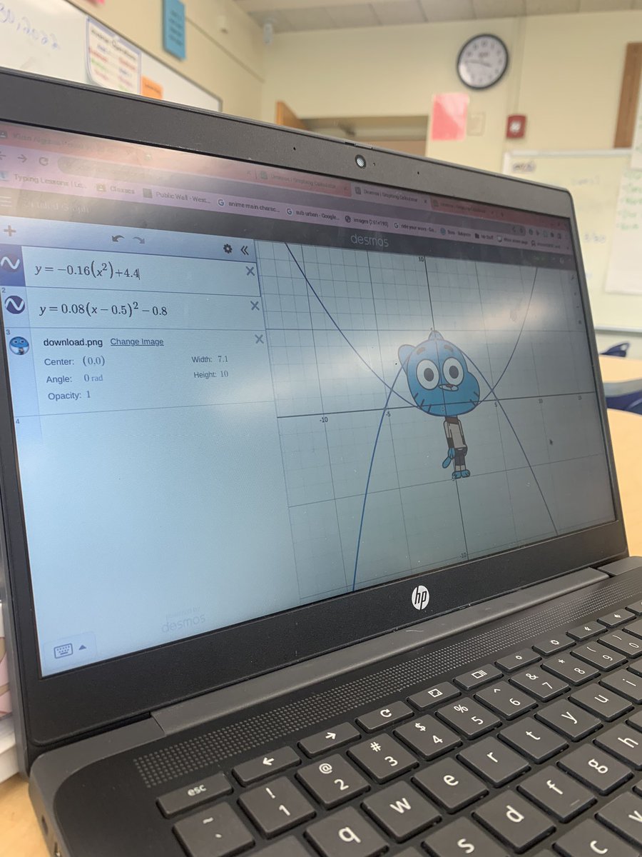 KKleinNYC's tweet image. When that @Desmos #mathcurse hits and you see equations everywhere. Great job to the students who stayed after school to work on this! @WH_MSRAMS