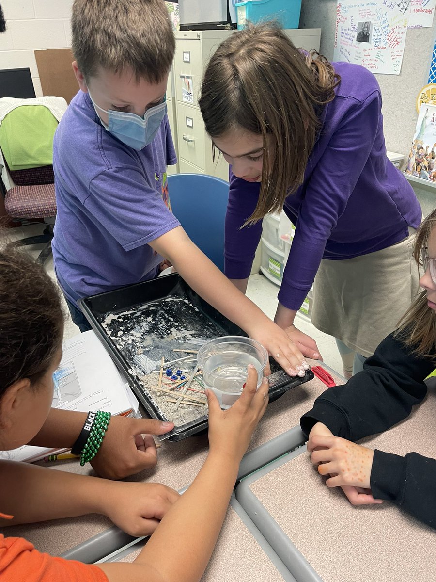 We saved cities today by building dams. We are effective communicators, productive collaborators, emerging innovators and prepared &amp; resilient learners! <a href="/FarmerDragons/">Farmer Elementary</a> <a href="/JCPSScience/">JCPS Science</a> <a href="/uofl/">University of Louisville</a>