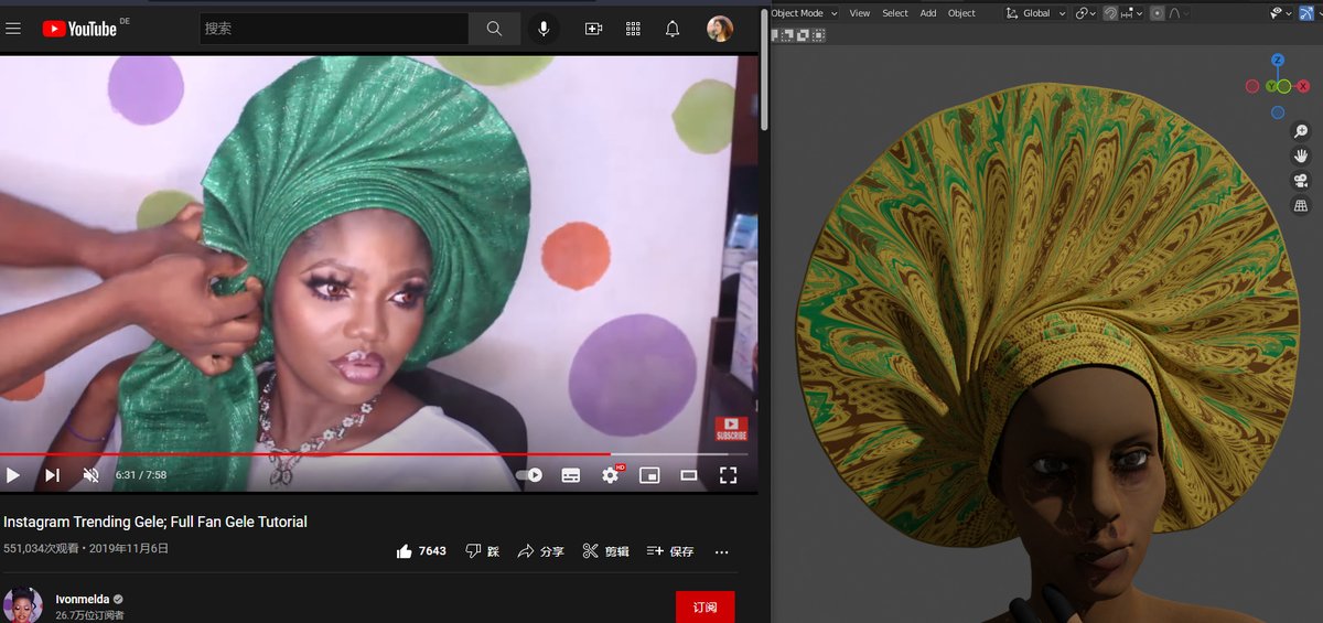 Afro beauty research day🥰
with help from <a href="/bloomingbridges/">Florian フロ Brueckner</a> for an upcoming project