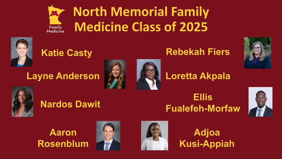 NorthFamilyMed's tweet photo. On this #DoctorsDay, we're excited to welcome our newest group of soon-to-be physicians! Can't wait to start working with them this summer. 
#FMRevolution @UMNFamilyMed #FM4MN https://t.co/lZM3j5jyGC
