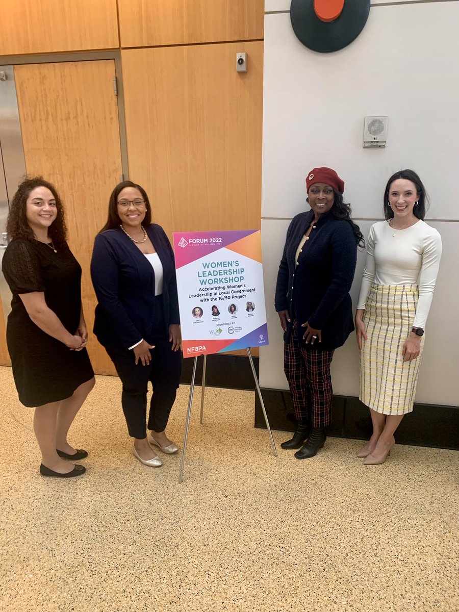 .@nfbpa1 helped us close #WomensHistoryMonth strong - sharing how we’re making gender balance a reality for local gov in MI. Session featured Haley Snyder (City Mgr, Albion), Mariah Walton (City Mgr, Eastpointe), and Frances McMullan (City Mgr, Ypsilanti) - all program grads. 👏🏻