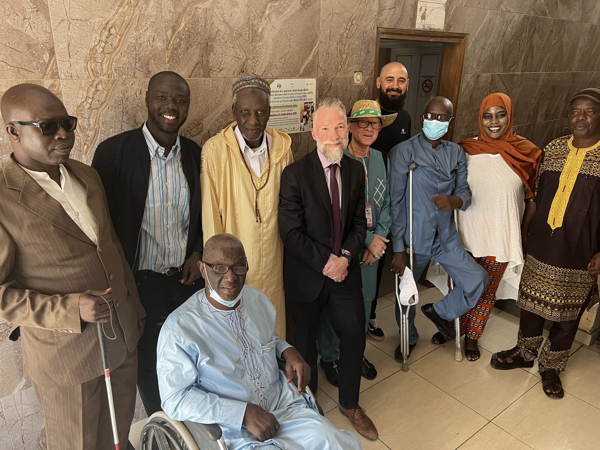 PascalBijleveld's tweet photo. Today we met with representatives from La Federation Senegalaise Des Associations De Personnes Handicapées #FSAPH, L'Association Nationale des Albinos du Sénégal & Les aînés du Sénégal. We heard a strong appeal to translate government commitments into action. #AssistiveTechnology https://t.co/LDqOfHCNzq