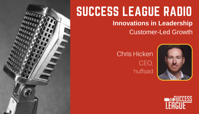 What do you think, <a href="/TSLCustomers/">The Success League</a>, should we be paying attention to customer-led growth?

🎙Check out our Innovations in Leadership #podcast where I host Chris Hicken, CEO of <a href="/nuffsaid_hq/">'nuffsaid</a>, &amp; we discuss how to lead your company's growth thru customer data. bit.ly/35uwwpW