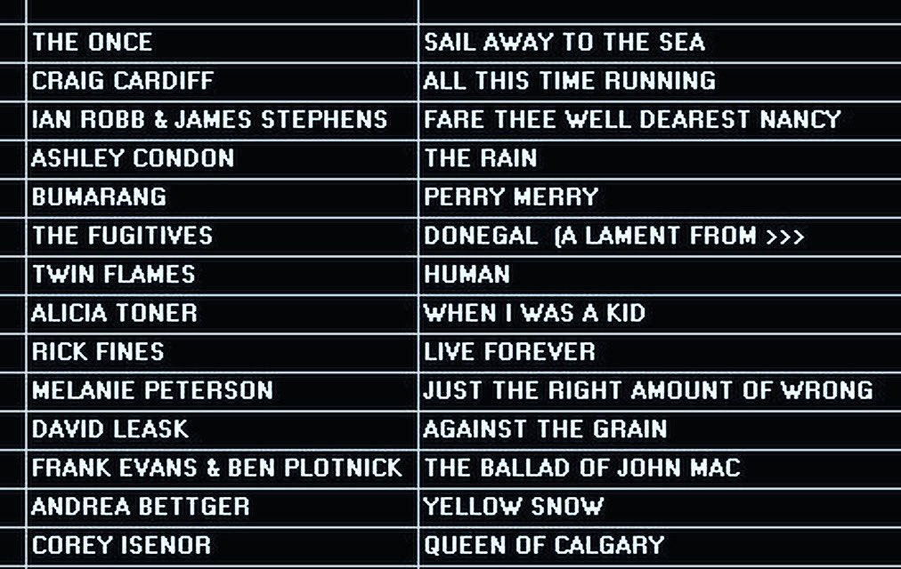 erinradio917FM's tweet photo. CanRoots 30/3 10pmE #CFMAs 🌹noms @rick_fines @AliciaToner @CraigCardiff @LeaskExpected @fugitivesmusic @twinflamesband @bumarangmusic #AndreaBettger #EvansAndPlotnick + @theonceband @AshleyCondon @MissWatermeloni TuneIn https://t.co/Yt1qUkao7i @folkawards https://t.co/iycaB7naKm