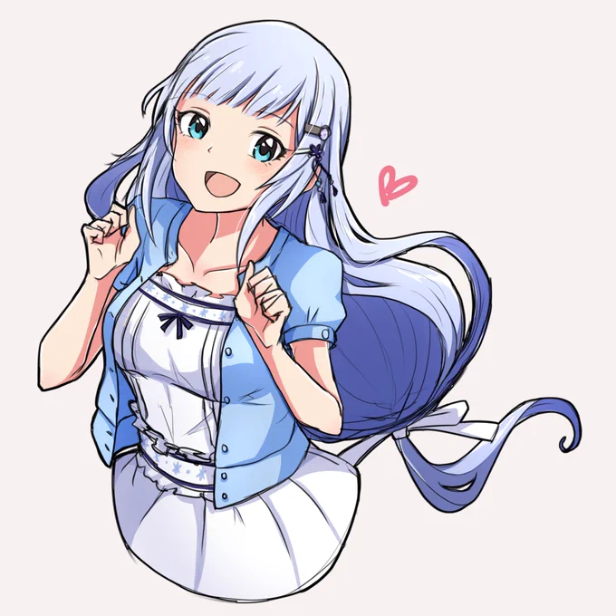 ラフ着彩。1日眺めてみて、微調整してからペン入れにはいろうかと思っていますまる 
