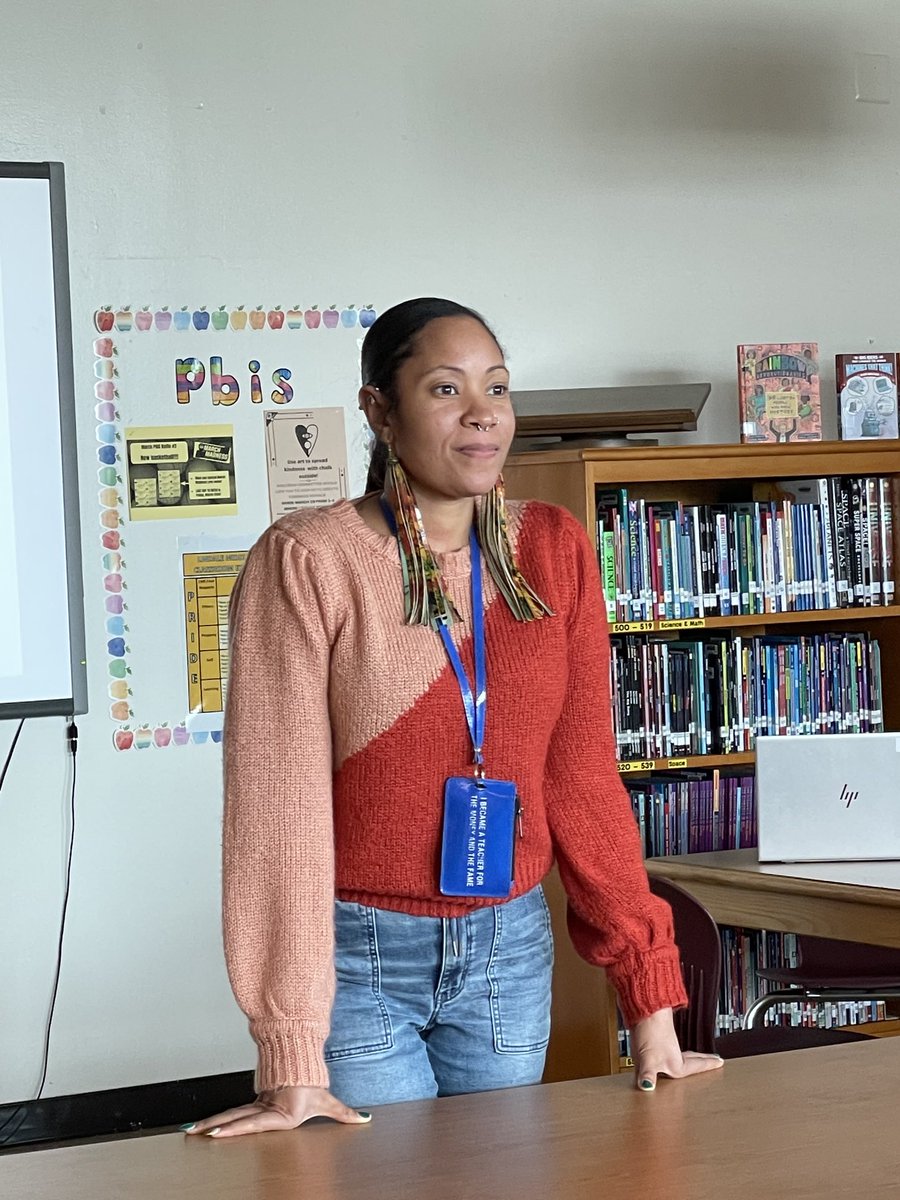 LinLibrarian's tweet photo. The Lindale Staff had great discussions today during our Equity PD!🧡🧡🧡 @PositivelyLMS  @JohnNash1911 https://t.co/DCF1LDJHZM