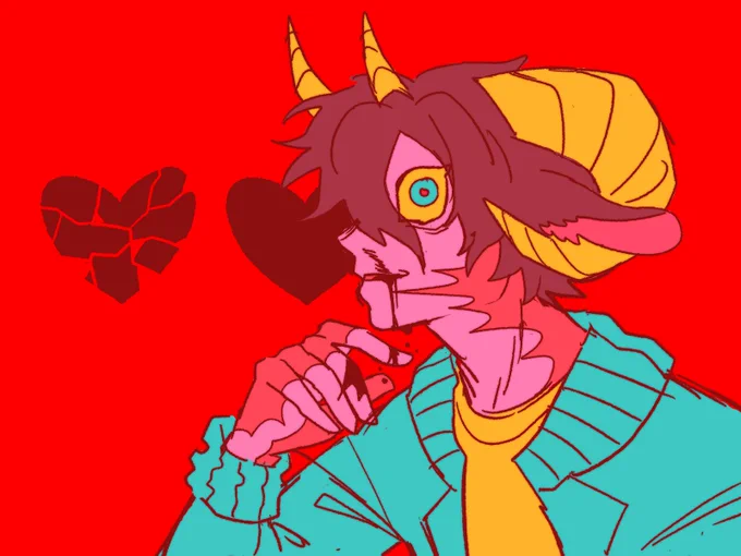 tw \\ lil bit of blood 
VILLAIN TUBBO BECAUSE HE DESERVES IT 
#tubbofanart 