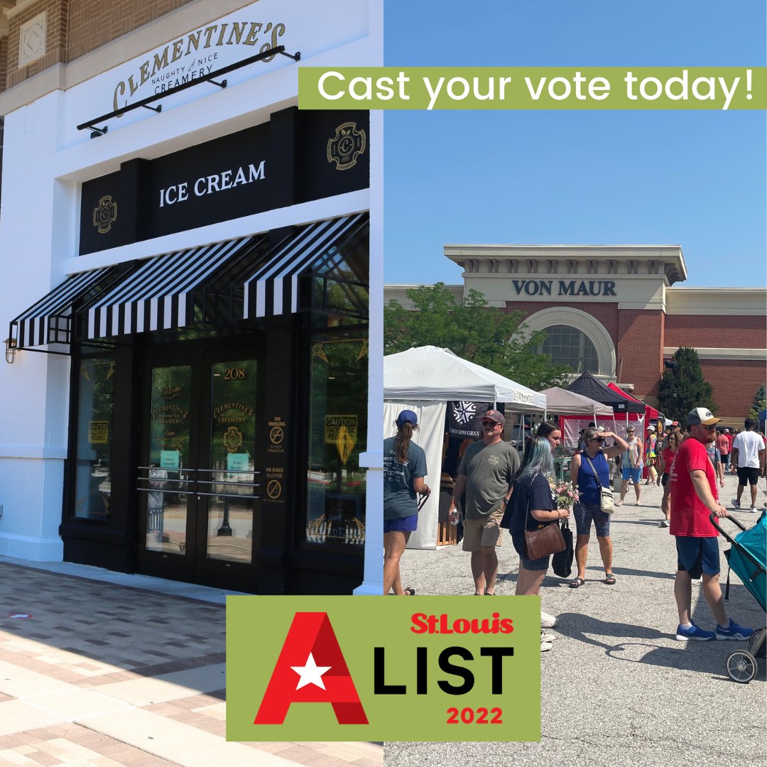 themeadowslsl's tweet photo. We are so proud to have two finalists of @stlmag’s 2022 A-List at The Meadows! 
 
Help @ClementinesSTL and Lake Saint Louis Farmers and Artists Market be 2022 A-List winners by casting your vote today: https://t.co/rPZKmZwMNx.

#aliststl #OnlyAtTheMeadows #farmersmarket https://t.co/DDJVeq1ao8