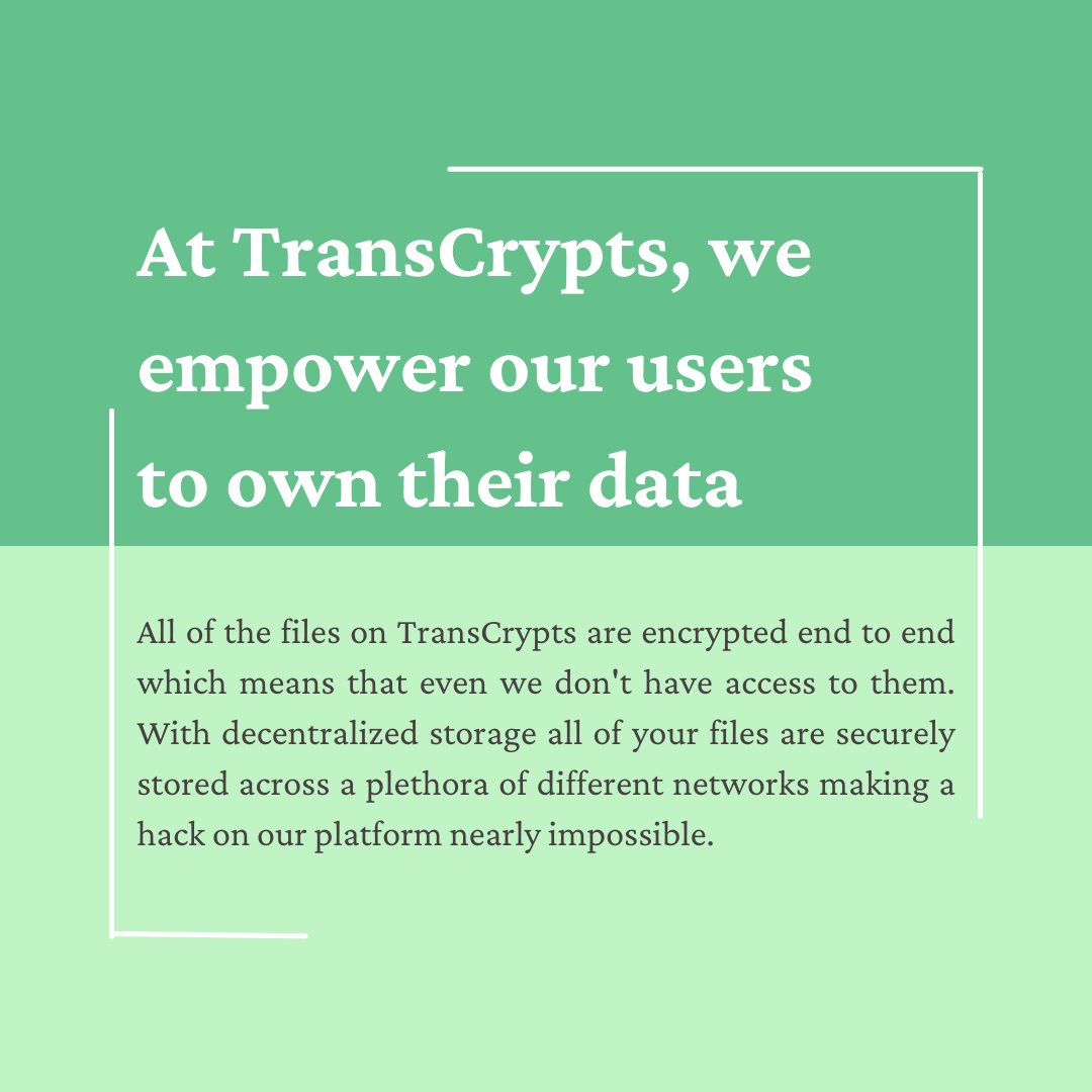 transcrypts_'s tweet photo. Back at it with another educational post! 

#cryptocurrecy #Blockchain #dataownership #transcrypts #encryption #techtwitter https://t.co/7Bbe59Pn3i