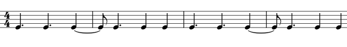 has anyone else noticed how tracks titled "Decisive Battle" always have drum or bass rhythms that go like this 