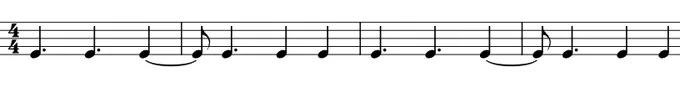 has anyone else noticed how tracks titled "Decisive Battle" always have drum or bass rhythms that go like this 