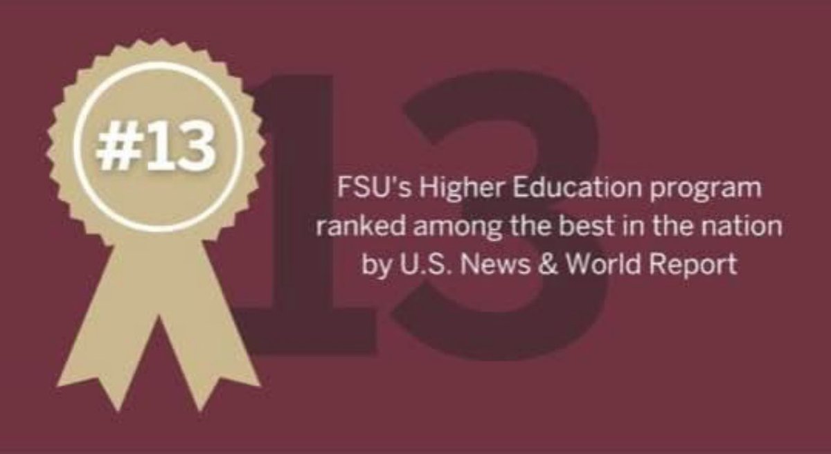 JRGuardiaPhD's tweet image. Proud @FSU_HE Alumnus! MS 2001 @fsueducation @FSUHardeeCenter @fsu_elps @FSU_HESA #LifeNet ❤️💛