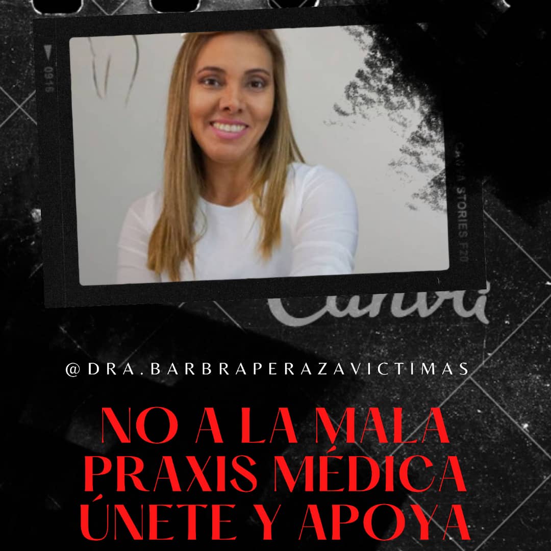 <a href="/eloscarale/">Oscar Alejandro</a> La "doctora" Barbra Peraza en #Barquisimeto una carnicera que se hace llamar por cirujano...<a href="/TarekWiliamSaab/">Tarek William Saab</a> no se operen con ella