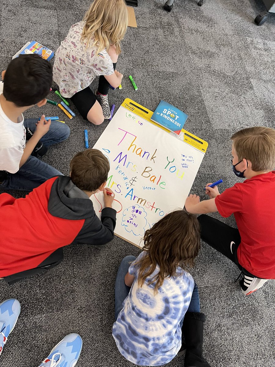 MsFuller17's tweet photo. Today in Social Skills we talked about Kindness. My students decided to make a poster for @PreciousBale and @jarmstrongtx for Kindness Week. Thank you to our amazing admin for always showing kindness and modeling it to WWE students. @WWECardinals #WWEmpowers #CardinalKindness https://t.co/lW9tvLXagp