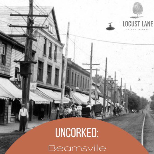 We are proud to operate in the historic &amp; beautiful Beamsville, Ontario. With a downtown core that offers a wide variety of locally-owned shops, there is no better place to spend a weekend! Stop by sometime and be sure to visit us while you’re here!🥂 
#Uncorked #LocustLane #Wine