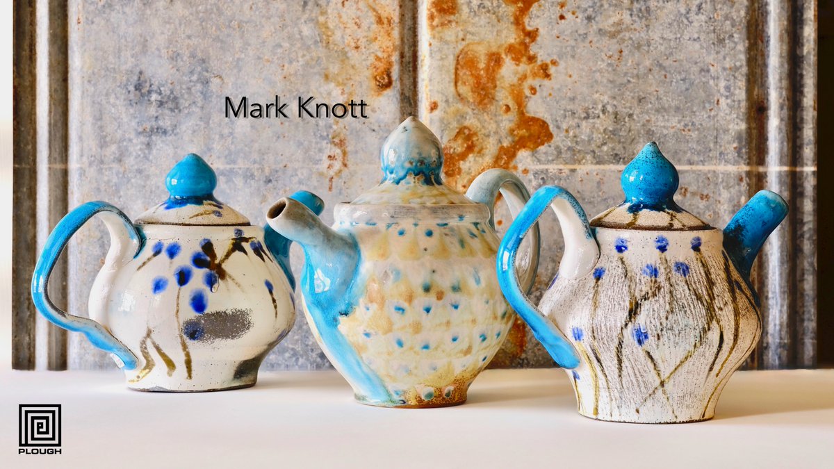 ploughgallery's tweet photo. One can never have too many teapots, can they?
This trio of ubiquitous tea serving vessels by Mark Knott herald the arrival of spring in all of their soda-fired splendor!
Add to your collection online... https://t.co/ZH3M8wnmKe
