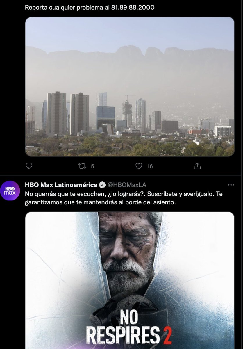 6ab0's tweet photo. Twitter todo lo sabe....
#contaminacion #mty #norespires2 https://t.co/iw2UcI3h6E