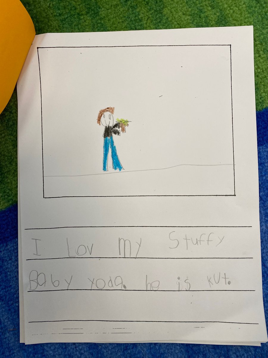 ChristinaCooney's tweet photo. Nothing better than going into K and seeing writers writing about what they care about, stretching sounds, sharing stories. Loved visiting @ccollins1394 @HastingsWPS #MAlitleaders #MAlitlearners https://t.co/kPQyh1Flnr