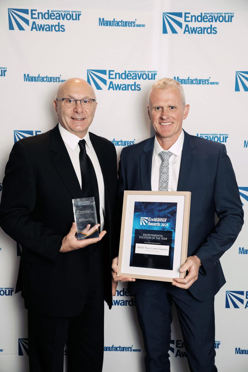 Proud to be awarded 'Environmental Solution of the Year' at the @Manufacturersmonthly Endeavour Awards, contributing to the success of Australian Manufacturing as well as the sustainability of the environment. #water #environmental #watermanagement #australianmanufacturing