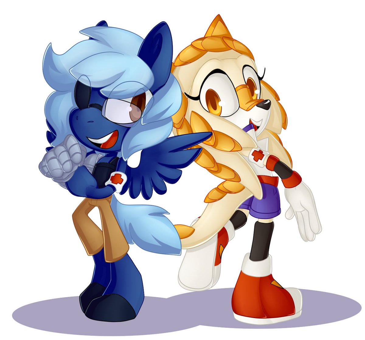 Feeling half way like a human being? Time to work on commissions!

These are for <a href="/SilverboltPony/">Silverbolt</a> and <a href="/RomnyHasagawa/">Romny</a> !
#furryart #sonicart #Sonicocs