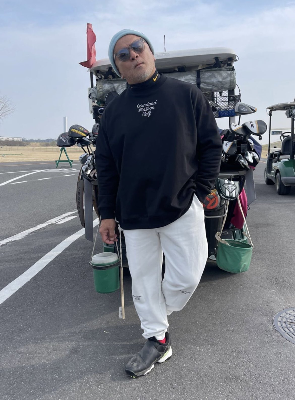 clubhaus malbon GOLF スウェット トレーナー バンダナ付 | www