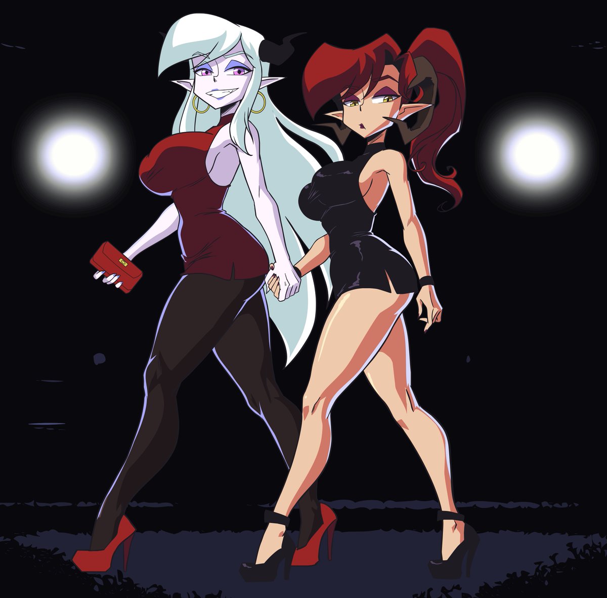 ALD_aRtS's tweet photo. COMMISSION FOR @SatoSatoriArt
My New OC (still needs a Name xD) and Daphne. https://t.co/2oxvIRd3DP