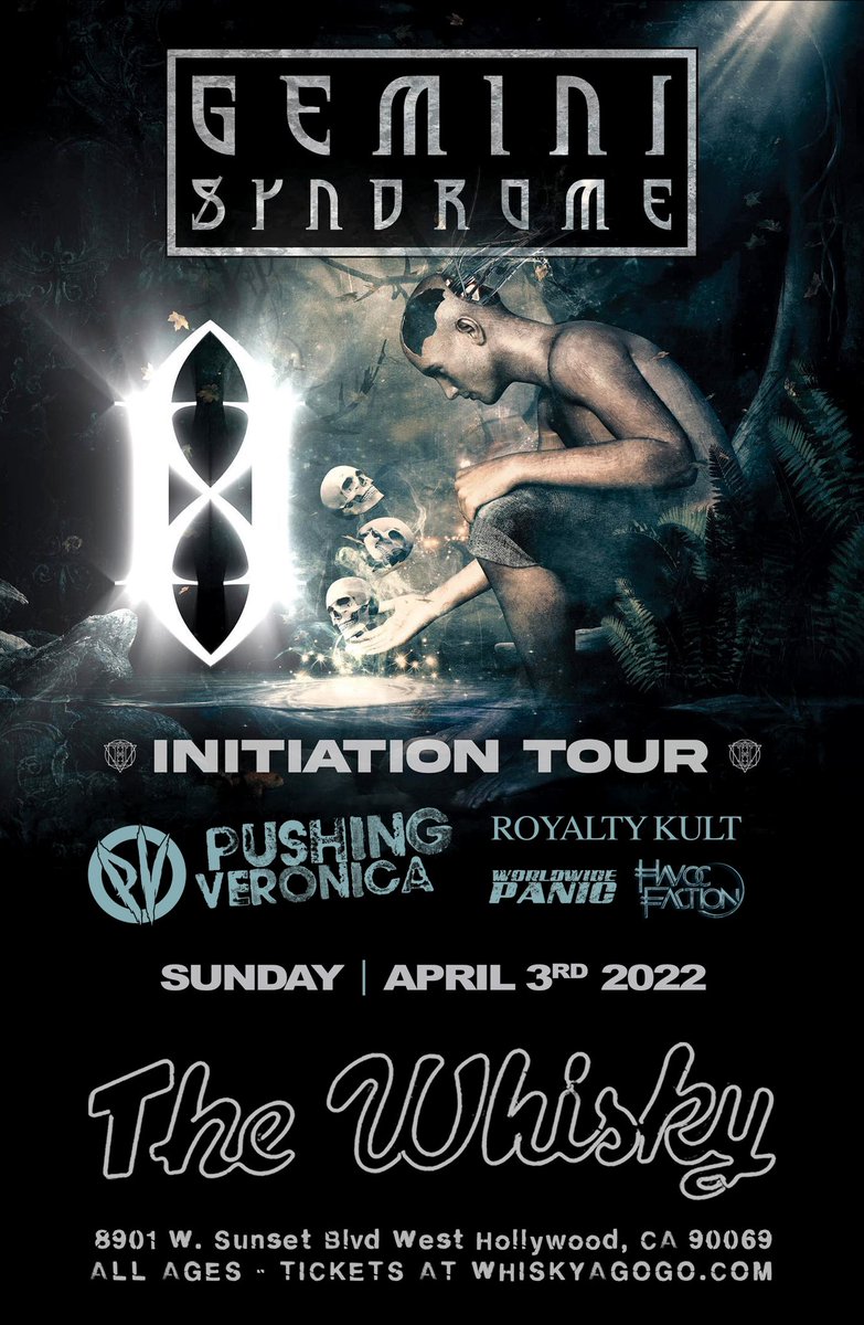 royaltykult's tweet photo. This Sunday!
April 3rd
@GeminiSyndrome
@PushingVeronica
Royalty Kult
@WWPband
Havoc Faction
@TheWhiskyAGoGo
All Ages
7pm
$15
Tickets On Sale Now
https://t.co/KWYc3YPc9q
#whiskyagogo #geminisyndrome #pushingveronica #royaltykult #worldwidepanic #havocfaction https://t.co/bWrcLWfu1V