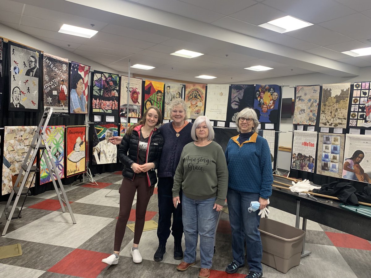 Marsha Cassel (@toutefolle) on Twitter photo Just finished the installation of OURstory Quilts: Human Rights in Fabric for the #Global Issues Network Conference. <a href="/RutlandHerald/">Rutland Herald</a> <a href="/VTArtsCouncil/">Vermont Arts Council</a> <a href="/vtdigger/">VTDigger</a> <a href="/VtHumanities/">Vermont Humanities</a> <a href="/RHSBillOlsen/">Bill Olsen</a> <a href="/amnestyusa/">Amnesty International USA</a> Just finished the installation of OURstory Quilts: Human Rights in Fabric for the #Global Issues Network Conference. <a href="/RutlandHerald/">Rutland Herald</a> <a href="/VTArtsCouncil/">Vermont Arts Council</a> <a href="/vtdigger/">VTDigger</a> <a href="/VtHumanities/">Vermont Humanities</a> <a href="/RHSBillOlsen/">Bill Olsen</a> <a href="/amnestyusa/">Amnesty International USA</a>