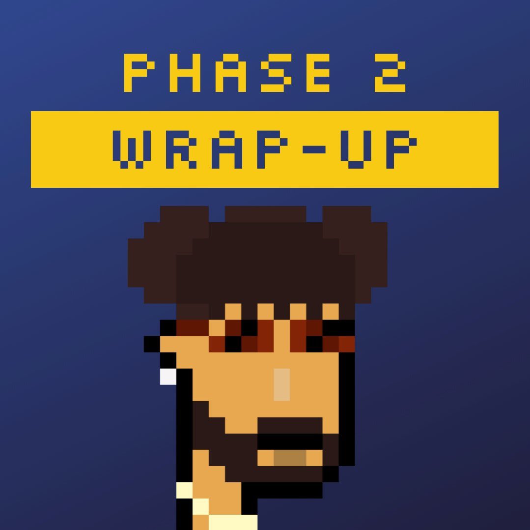 reggaeton_nfts's tweet photo. ��� RPS PHASE 2 WRAP-UP 🔥

🎉 Are you ready for Phase 3, #NFTCommunity?

🙏 #RPSfam #ReggaetonPunksStars

(1/3) https://t.co/dsxQNT3EVl
