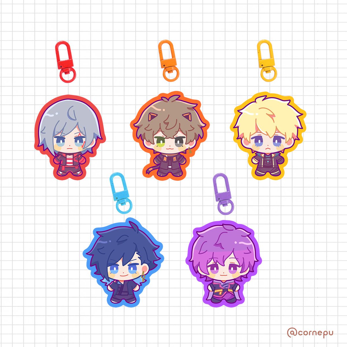 cornepu's tweet photo. Finally done with my Luxiem &amp; Noctyx charms ✨I hope they turn out alright 😂 Will try to have POs open by mid April!!

#Akurylic #MystArt #drawluca #Ikenography #YaminoArt #FulGallery #AlbanKnoxArt #Briskart #AsumArt #VioletAtelier https://t.co/aMEfDrbgHK