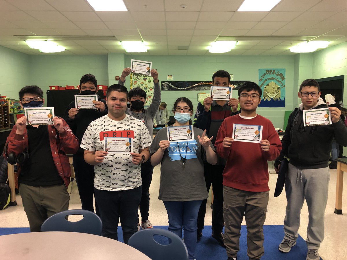 ms_bonat's tweet photo. Students were detectives on the case today solving math problems to figure out which gnome was stealing all the food. They all got certificates for solving the case. @ColganFin #GoSharks #SuperDetectives 🦈🦈 https://t.co/XeVXJRvavK