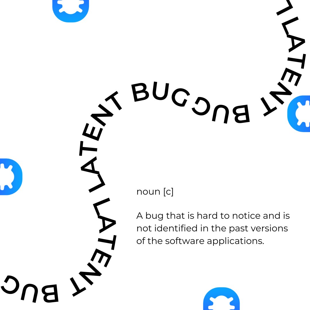 qtechlab's tweet photo. Meet the phrase of the day - “Latent Bug”. 🐞
It has not been identified in the previous versions of the software until the moment the team "catches" and "destroys" the latent bug.👌
#QualityTechLab #LatentBug #SoftwareDevelopment #SoftwareTesting https://t.co/C83hG2ZHFF