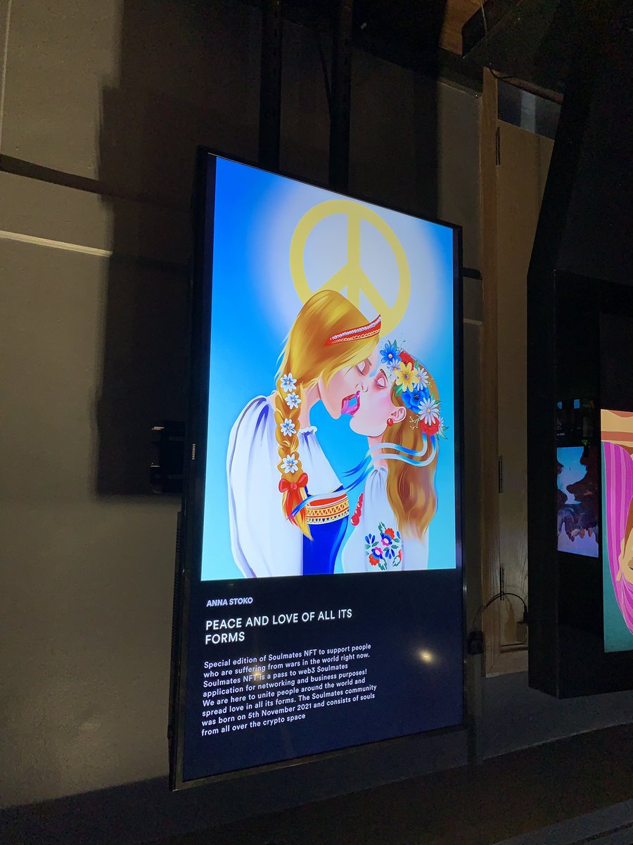 annastoko's tweet photo. Me and my @SoulmatesNFT on London NFT event @etherealcnft 🔥🔥🔥❤️  @solana 

#NFTs #NFTCollection #NFTCommunity #NFTProject #SolanaNFT https://t.co/SNj31OH4xh