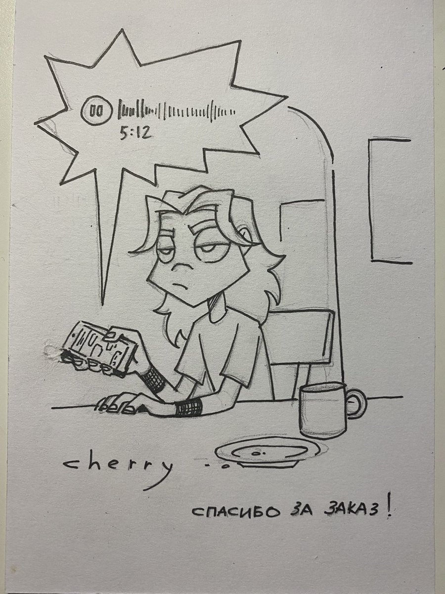 These sketches I made for my customers for the purchase of my acrylic charms!
Translation of the 4th sketch: "Drinking alone is not that fun"
#MetalFamily