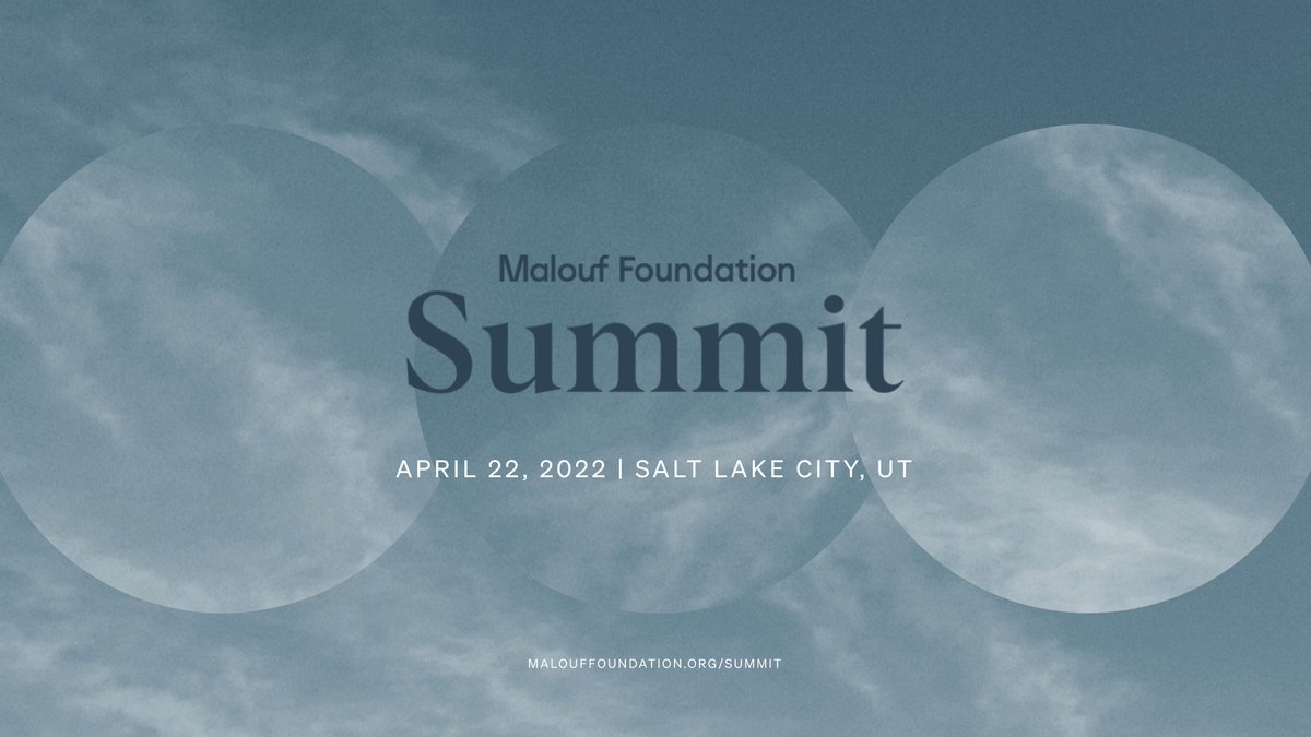 MaloufFdn's tweet photo. We're excited to announce that the Malouf Foundation Summit will take place on April 22. The Summit is designed to educate those passionate about and willing to get involved in the fight against child sexual exploitation. Register for the livestream at https://t.co/fOHMq0NCqx https://t.co/jcXHuHHdK9