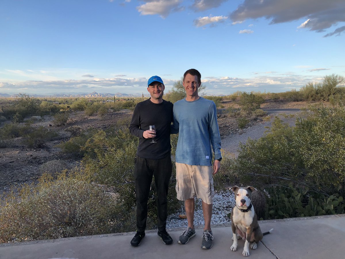 BretBurchard's tweet photo. Introducing @chrismcalister to sunshine and the desert life. 

#BetterWayToLive 
#SightShift x #ChampionShift https://t.co/PgnXKDUiP4