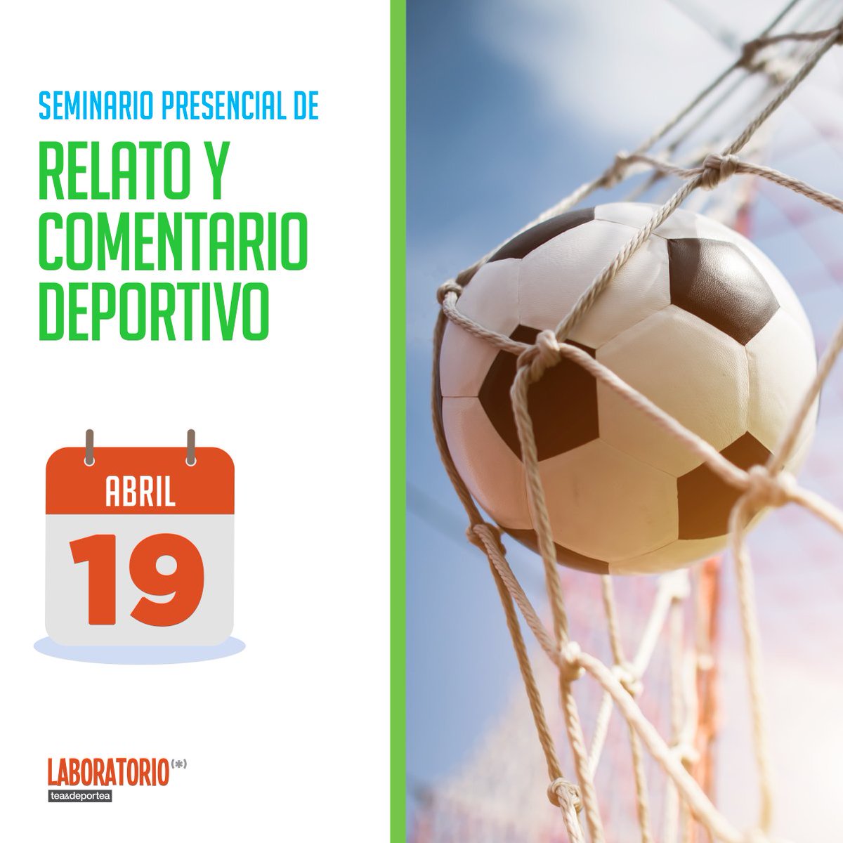 laboratoriotyd's tweet photo. Aprendé a cubrir todos los roles de una transmisión deportiva: campo de juego, estudios centrales y, por supuesto, relato y comentario.

+info en https://t.co/IoE9QvVyPm https://t.co/ERv0JLgEqR