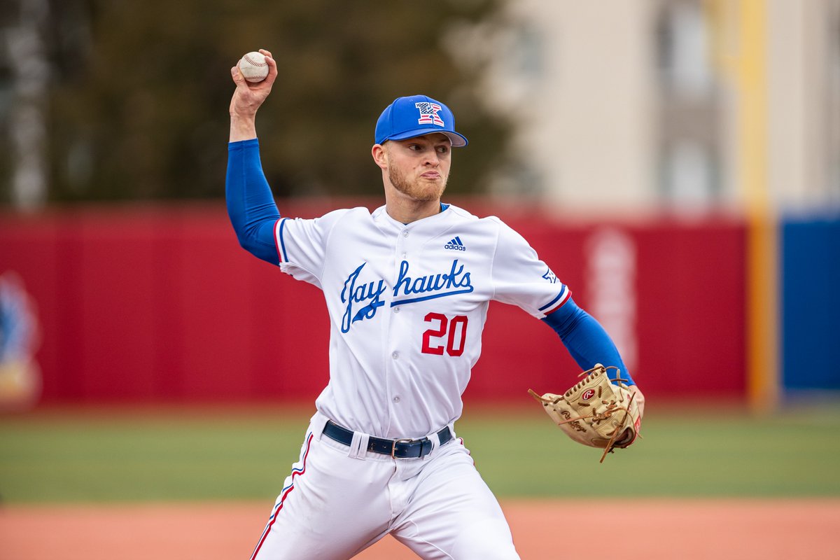 Quality start for <a href="/akejadams/">Jake Adams</a> » 7.0 IP (career high), 4 H, 2 R, 4 BB, 8 SO (career high)

MID 8 | Kansas 14, Wichita State 2