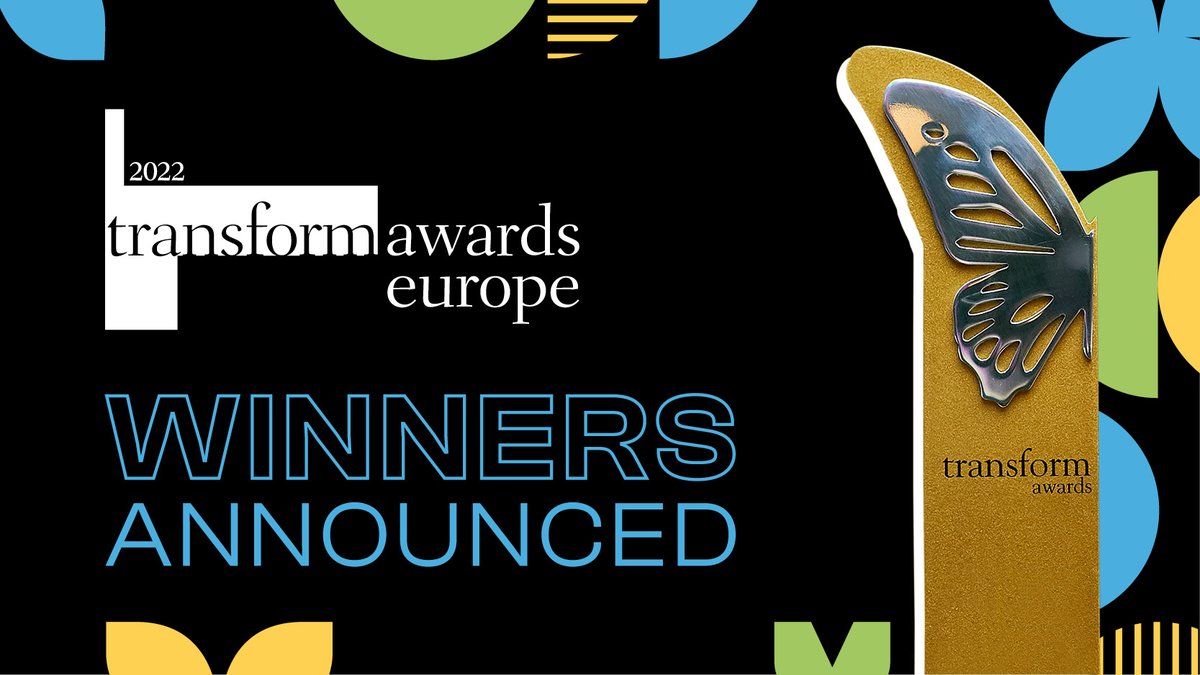 With the last award given, we draw to a close the #TransformAwards. Congratulations to our brilliant winners. We hope you had an enjoyable evening and we look forward to welcoming you again next year. #TransformAwards

Read <a href="/transformsays/">Transform magazine</a> news story >> bit.ly/3LpY6DP