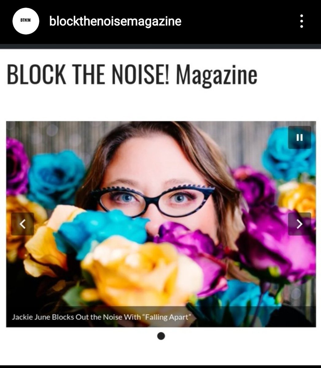 BTNOISEMagazine's tweet photo. BLOCK THE NOISE! Magazine launched today! Read our interview with singer @JackieJuneMusic
#njsinger #blockthenoisemagazine #music #fallingapart #jackiejune https://t.co/Am3WgtCcWN