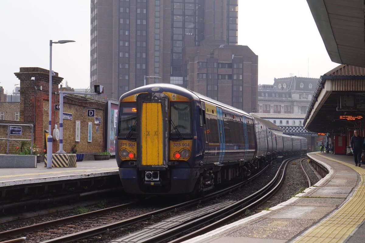 London Waterloo East on Tuesday
