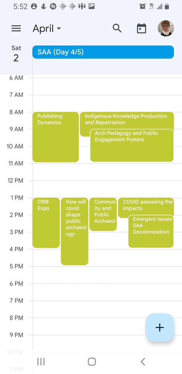 FletcherEmilyC's tweet photo. This is my first big conference, so I'm proud of myself for maintaining realistic expectations for how many sessions I can attend #saa2022chicago #SAA2022 https://t.co/Co8sDinM7u