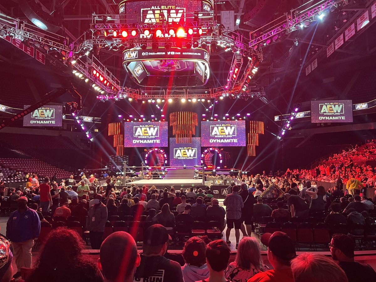 Out seeing <a href="/AEW/">All Elite Wrestling</a> tonight! Will be my first exposure to AEW.