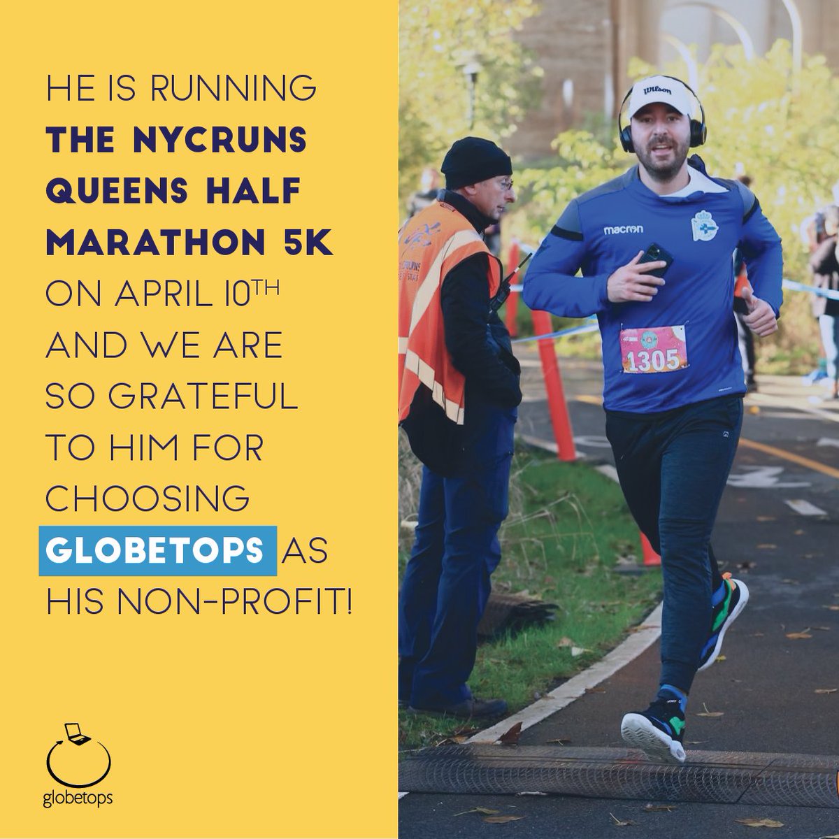 Globetops's tweet photo. In addition to being the main dispatch for Globetops, Stephen volunteers for Invisible Hands, and mentors through the PitCChIN Foundation with middle schoolers at Bronx Charter Middle School for the Arts. 

Join us on Sunday, April 10th, in cheering him on! 💪🏻 https://t.co/FY4B4QY1ym