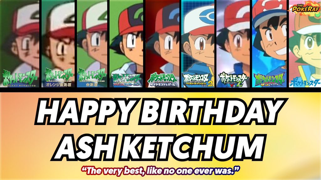 ThePokeRaf's tweet photo. Today, we celebrate the birthday of our 10 year old hero, Ash Ketchum, Satoshi, the face of the Pokémon anime. He’s gifted us so much over the seasons of #Anipoke. I will always love the Pokémon franchise and anime, because of him 🐐🏆❤️ #AshKetchumBirthday #サトシの誕生日 https://t.co/KJkayy1Nl7