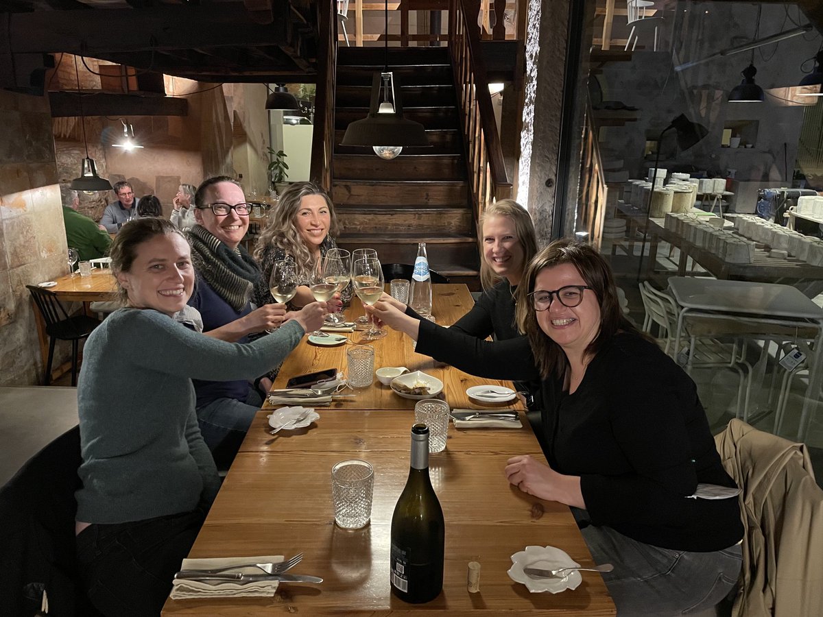 We arrived in Coimbra, Portugal today (my birthday!) and my co-fellows brought me bubbly from Croatia and our hosts Cristina Alves, Oliana Tarquini, and Tah Pu Ling surprised me with fireworks on our dessert!  We also talked about Orthopaedics…⁦<a href="/POSNA_org/">POSNA</a>⁩